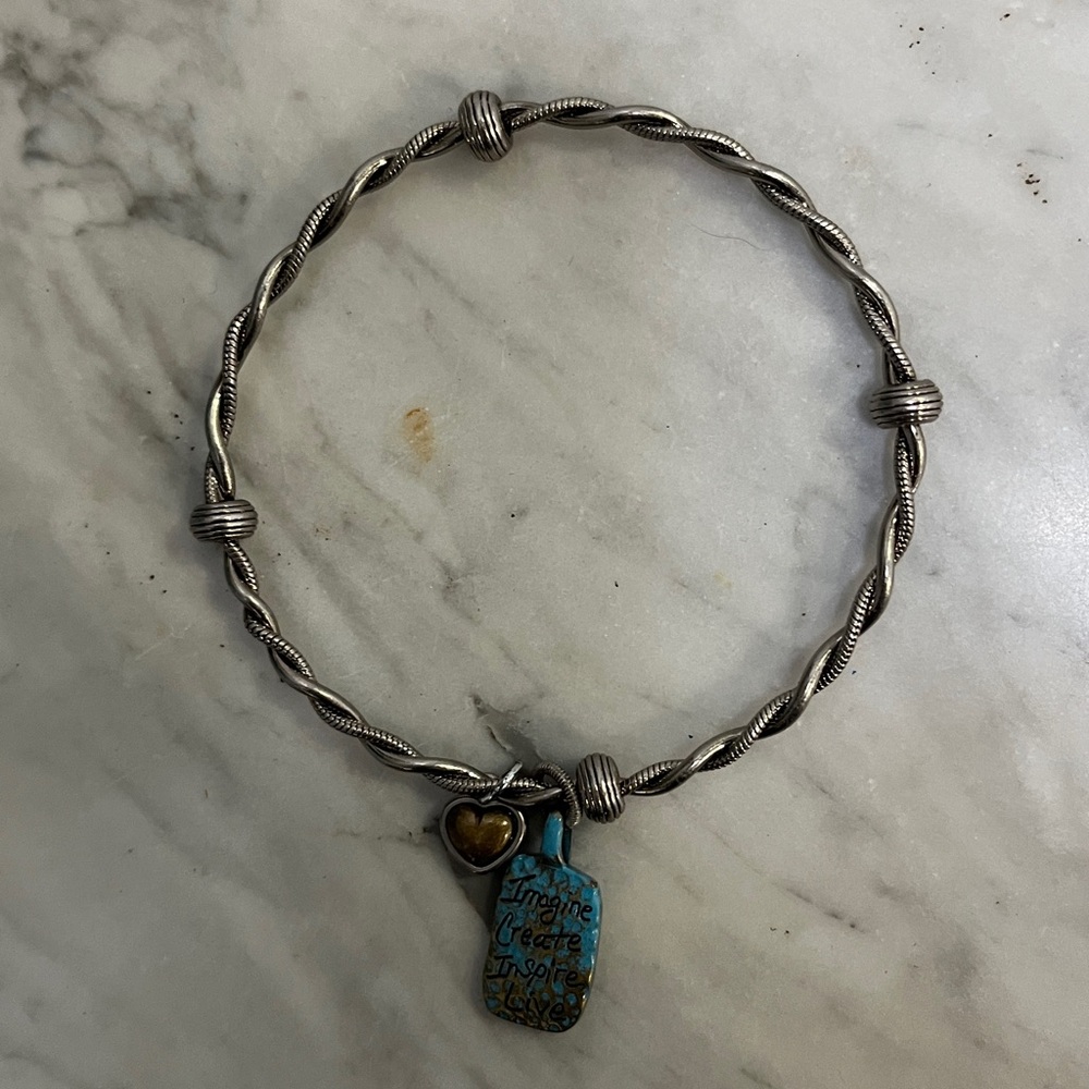 Brighton Art & Soul Create Bangle Bracelet - Picture 1 of 5